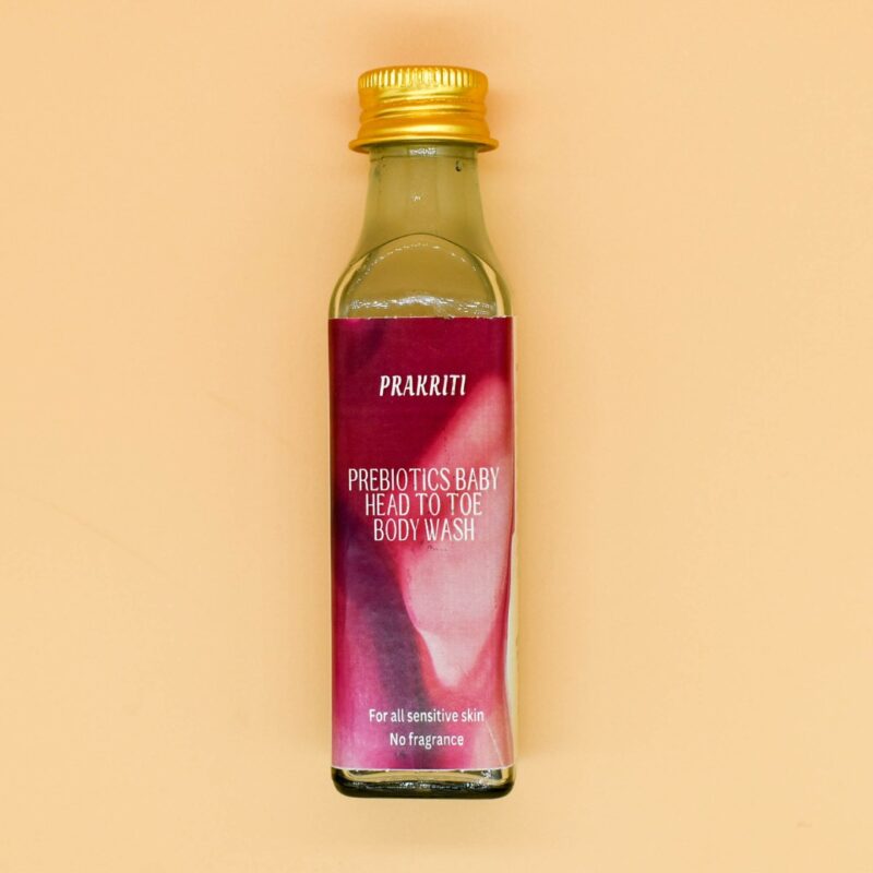 Prakriti Prebiotics Baby Head to Toe Body Wash (No Fragrance) - Image 2