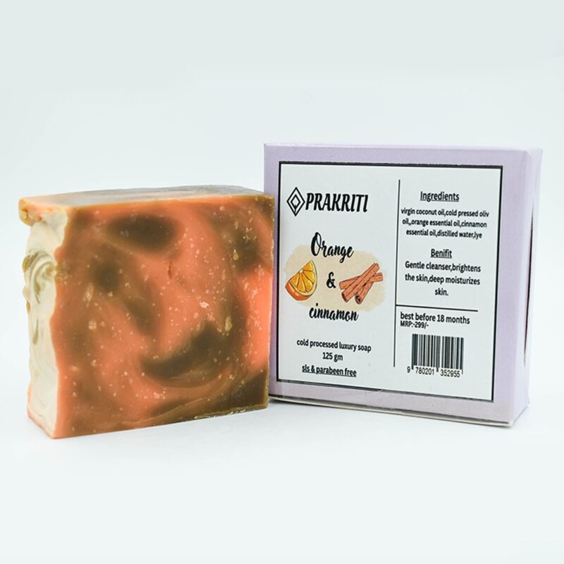 Prakriti Natural Handmade Soap – Cinnamon - Image 2