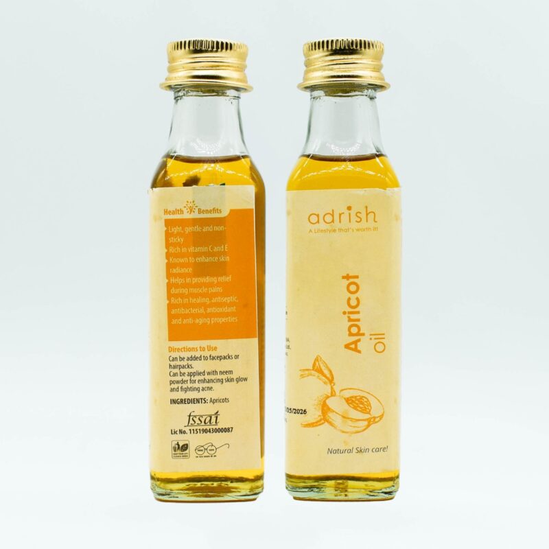Adrish Apricot Oil – Natural Skincare Elixir for Radiant Skin - Image 2