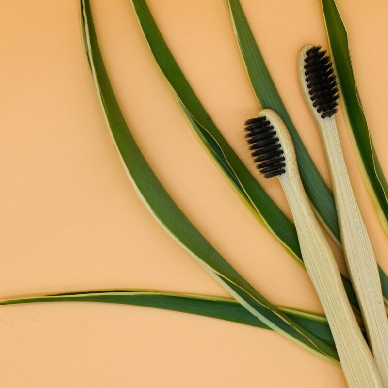 Eco-Friendly Bamboo Toothbrush with Soft Charcoal Bristles - Image 3