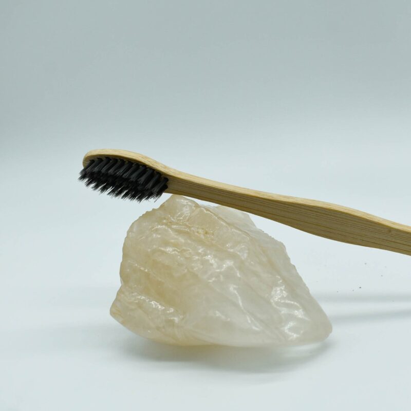 Eco-Friendly Bamboo Toothbrush with Soft Charcoal Bristles