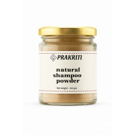 Natural shampoo powder